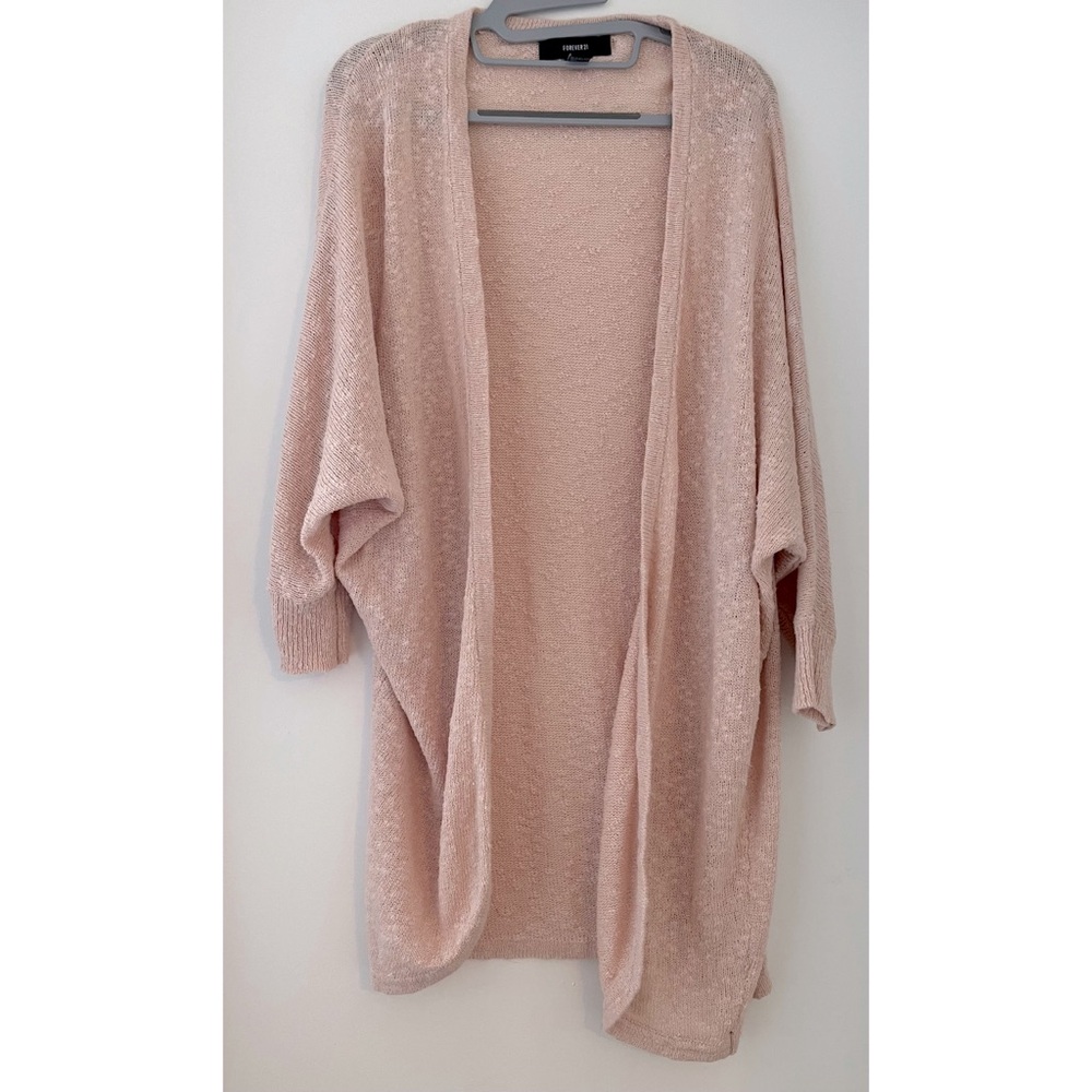 Cardigan Forever 21 soft pink size small